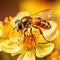 Marmalade hoverfly  Made With Generative AI illustration