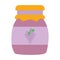 Marmalade jar glass grape design icon