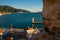 MARMARIS, TURKEY: View of the lighthouse at the berth of ships and yachts in Marmaris.