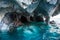 Marmol Cathedral rock formation, Carretera Austral, HIghway 7, C