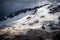 Marmolada Glacier - The Queen of the Dolomites and its highest peak, Punta Penia - 3348 m. Trentino Alto Adige, Italy