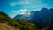 Marmolada - Punta Penia mountain in the Dolomites.