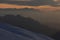 Marmolada Summit evening view to the West Italy Dolomites