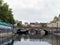 Marmorbroen or marble bridge and and buildings seen  from the boat cruise