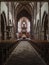 Marmoutier Abbey, Alsace. Details of medieval interior. Exterior view