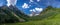 Maroon Lake and Maroon Bells Panorama