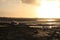 Marooned At Low Tide - Small Boat On The Estuary