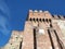 Marostica, Vicenza, Italy. The castle at the upper part of the town on the top of the hill