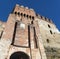 Marostica, Vicenza, Italy. The castle at the upper part of the town on the top of the hill