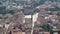 Marostica, Vicenza, Italy. Landscape from the upper castle towards the lower town