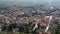 Marostica, Vicenza, Italy. Landscape from the upper castle towards the lower town