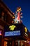 A marquee on the Blueberry Hill Theater in St Louis