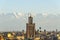 Marrakech and Atlas mountains in Morocco