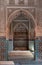 MARRAKECH, MOROCCO - APRIL 19, 2023 - Oriental decoration of the famous Saadian tombs in the center of Marrakech