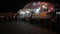 Marrakech Morocco - September 23, 2016: Night Jemaa el Fna squre. People walk around the night square