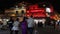Marrakech Morocco - September 23, 2016: Night Jemaa el Fna squre. People walk around the night square