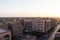 Marrakesh old town city view panorama from rooftop