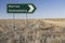 Marree Oodnadatta signage with bullet holes roadside in the outback of Australia