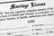 Marriage License