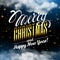 Marry Christmas and Happy New Year. Magic Christmas Cloud.