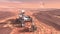 Mars Exploration Rover perseverance expedition.Elements of this image furnished by NASA 3D illustration