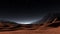 Mars - the red planet, night sky star time lapse