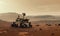 Mars rover explores mars rocky terrain alone Creating using generative AI tools