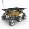 Mars Rover Sojourner 3D Illustration on White Background