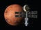 Mars with Space Probe