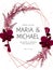 Marsala colored dark exotic orchid, burgundy red astilbe