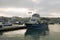 Marsaxlokk, Malta, August 2019. Fishing schooner at the pier in the early morning.