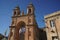 Marsaxlokk malta church of pictoresque fishermen village