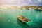 Marsaxlokk, Malta - Traditional green maltese Luzzu fisherboat