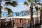 Marsaxlokk village promenade with fisherman boats