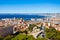 Marseille aerial panoramic view, France