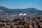 Marseille aerial view from Notre-Dame de la Garde Church, Provence, France