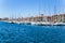 Marseille. Boats and yachts at moorings of Old Port