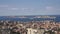 Marseille city neighbourhood and coastline with the sea