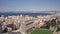 Marseille city neighbourhood and coastline with the sea panoramic view