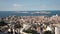 Marseille city neighbourhood and coastline with the sea panoramic view