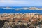 Marseille city with sailing boats on mediterranean sea