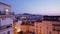 A Marseille France day to night time lapse view on a sunny day