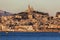 Marseille panorama from Frioul archipelago