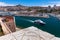 Marseilles. View of the water area of the old harbor on a sunny day.