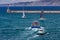 Marseilles. View of the water area of the old harbor on a sunny day.