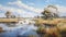 Marsh Of Australia: A Spectacular Landscape Painting