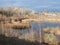 Marsh behind hurricane barrier