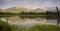 Marsh Reflection Amidst Mountains Route 1 Alaska