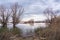 Marsh winter landscape, California