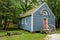 Marshallville school - one-room schoolhouse at Historic Cold Spring Village, NJ, USA